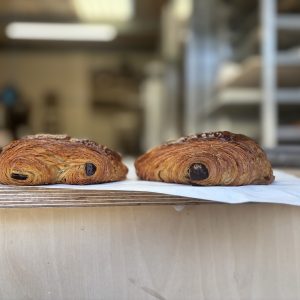 Pain au chocolate made by solo bread bakery, wirral, available for pre order